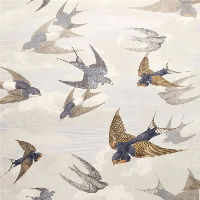 John Derian Chimney Swallows 4 Wallpaper PJD6003-04