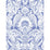 Cole & Son Chatterton Blue And White Wallpaper 94/2012.CS.0