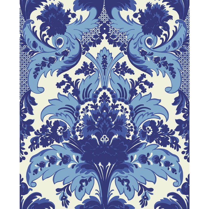 Cole & Son Aldwych Blue & White Wallpaper 94/5025.CS.0