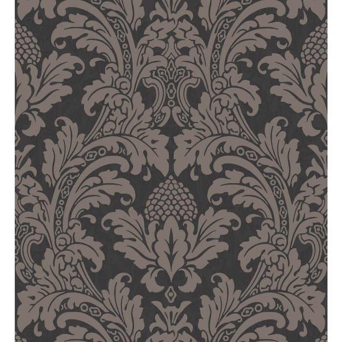 Cole & Son Blake Black And Graphite Wallpaper 94/6032.CS.0