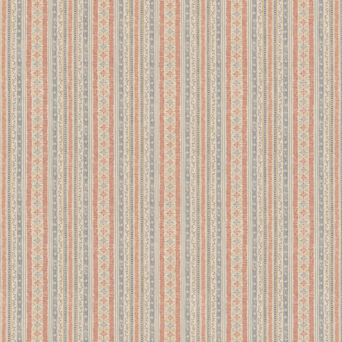 GP & J Baker Compton Indigo/Red Fabric BP11005.1.0