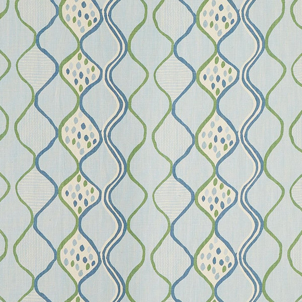 Peter Dunham Baltic Wave Blue/Green Fabric 111BTW02