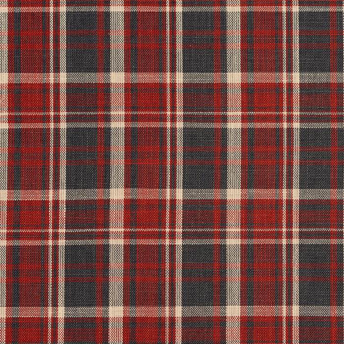 Charlotte Brick Plaid Fabric Sample D101