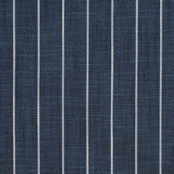 Charlotte Indigo Pinstripe Fabric D113