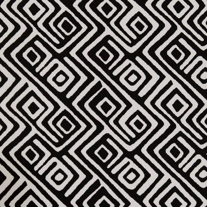 Charlotte Onyx Labyrinth Fabric D1441