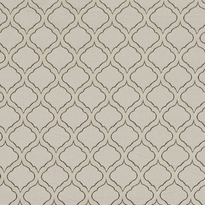 Charlotte Platinum Ogee Fabric Sample D1537