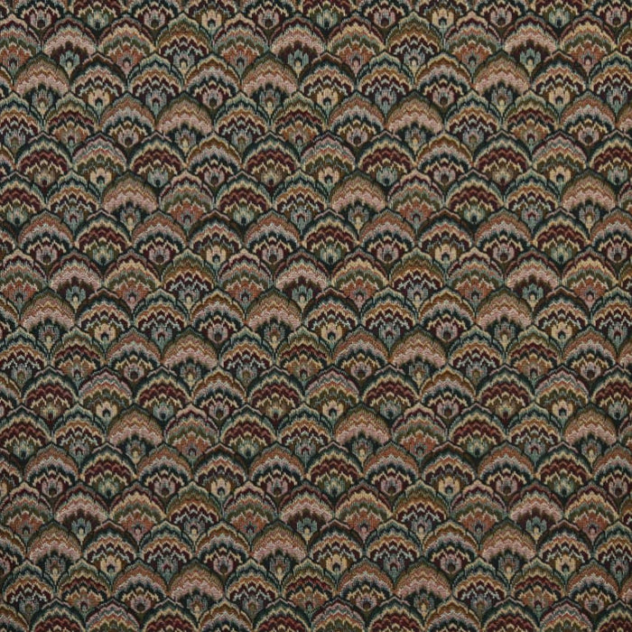 Charlotte Spice Fan Fabric D2044