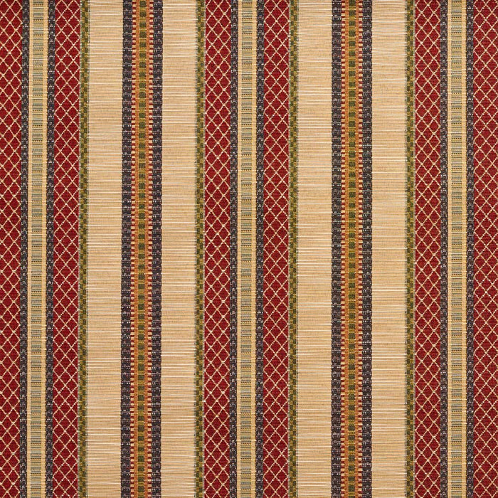 Charlotte Ecru Stripe Fabric D2060