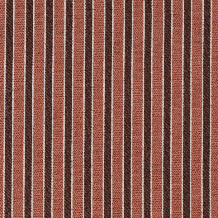 Charlotte Salmon Stripe Fabric Sample D2131