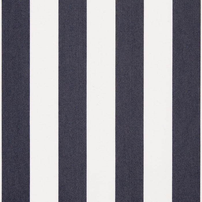 Charlotte Navy Stripe Fabric Sample D982