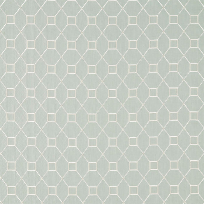 Sanderson Baroque Trellis Wedgwood/Chalk 236360 Fabric DART236360