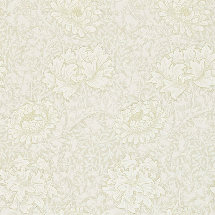 Morris & Co Chrysanthemum Chalk 212546 Wallpaper DARW212546