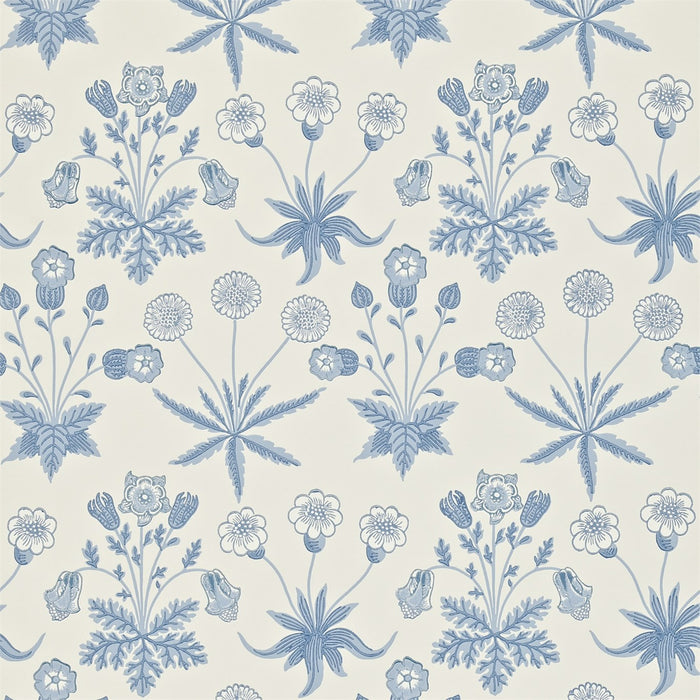 Morris & Co Daisy Blue/Ivory 212561 Wallpaper DARW212561