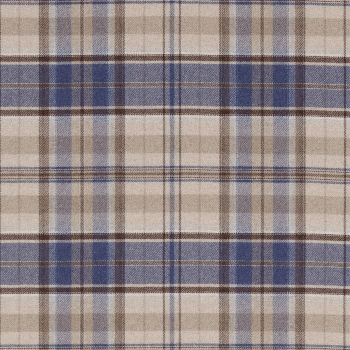 Sanderson Byron Indigo/Stone 233240 Fabric DBYR233240