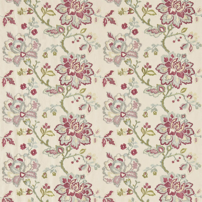 Sanderson Angelique Rose/Aqua 233997 Fabric DFAB233997