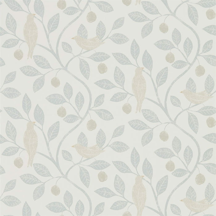 Sanderson Damson Tree Mineral/Dove 216365 Wallpaper DHPO216365