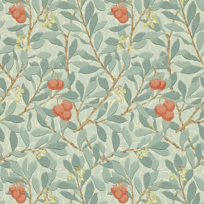 Morris & Co Arbutus Slate/Russet A7102 Wallpaper DJA1A7102