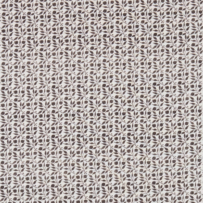 Morris & Co Rosehip Black/Ecru 224488 Fabric DM3P224488