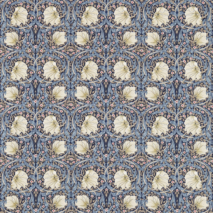 Morris & Co Pimpernel Indigo/Hemp 224494 Fabric DM3P224494