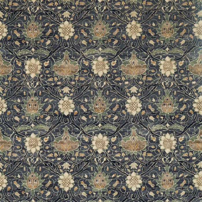 Morris & Co Montreal Velvet Indigo/Slate 226389 Fabric DM4U226389