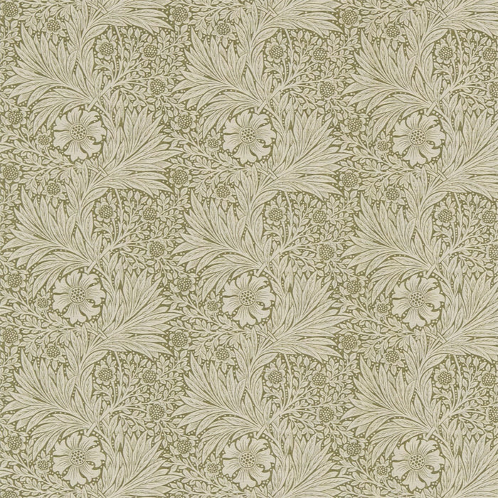 Morris & Co Marigold Olive/Linen 220318 Fabric DM6F220318