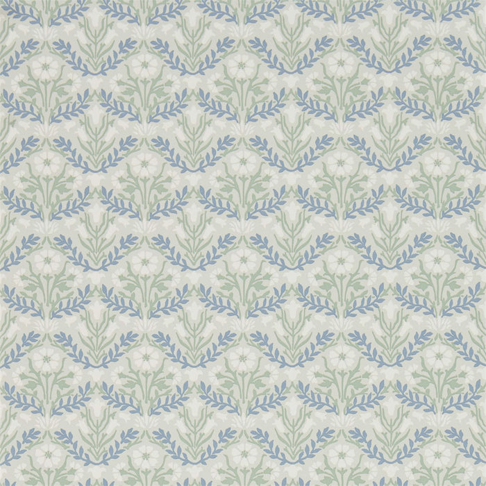 Morris & Co Morris Bellflowers Grey/Fennel 216435 Wallpaper DMA4216435