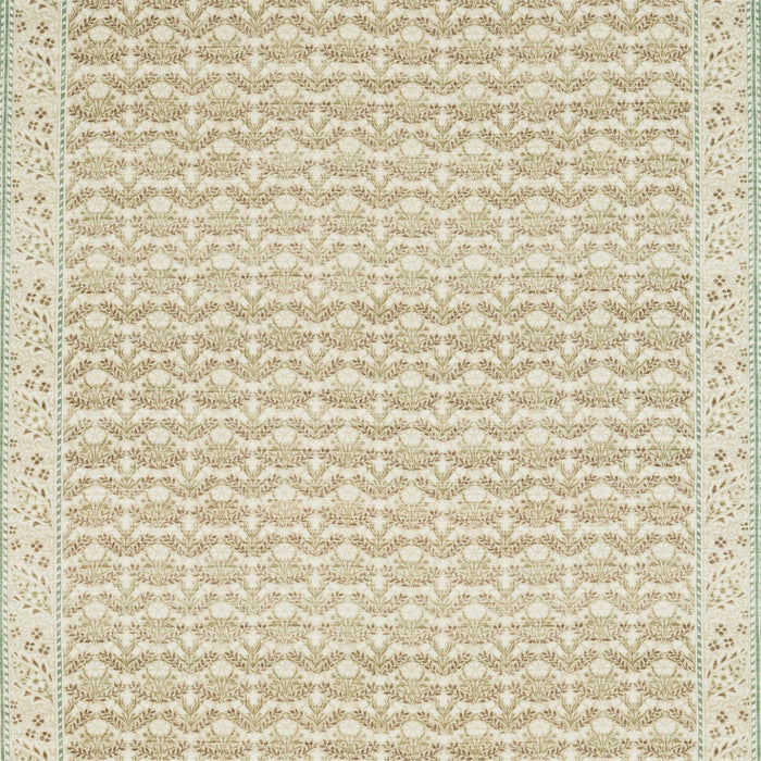 Morris & Co Morris Bellflowers Fennel/Grey 226404 Fabric DMA4226404