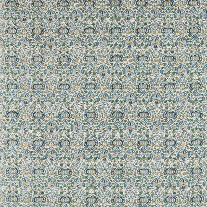 Morris & Co Little Chintz Slate Blue/Fennel 226406 Fabric DMA4226406