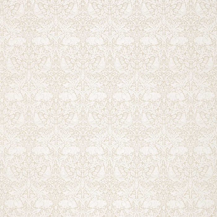 Morris & Co Pure Brer Rabbit Weave Flax 236627 Fabric DMPN236627