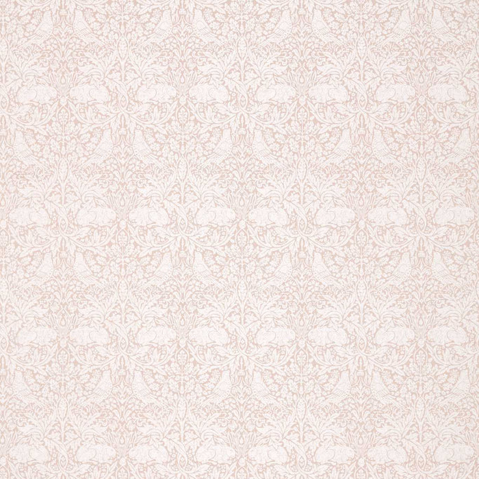 Morris & Co Pure Brer Rabbit Weave Faded Sea Pink 236628 Fabric DMPN236628