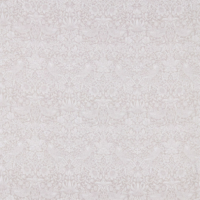 Morris & Co Pure Strawberry Thief Dove 226060 Fabric DMPU226060