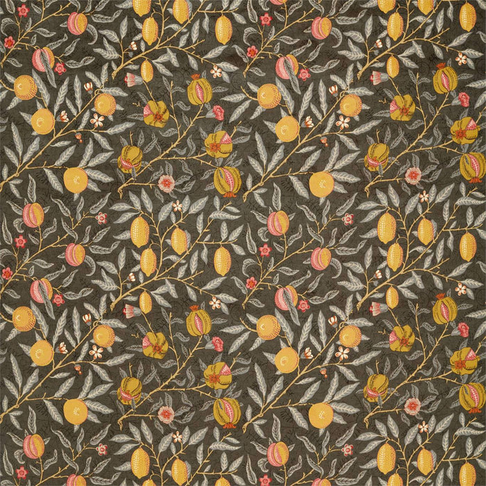 Morris & Co Fruit Velvet Walnut/Bullrush 236926 Fabric DROF236926