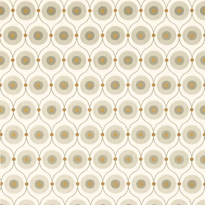 Sanderson Starla Pewter/Gold 235251 Fabric DSOH235251