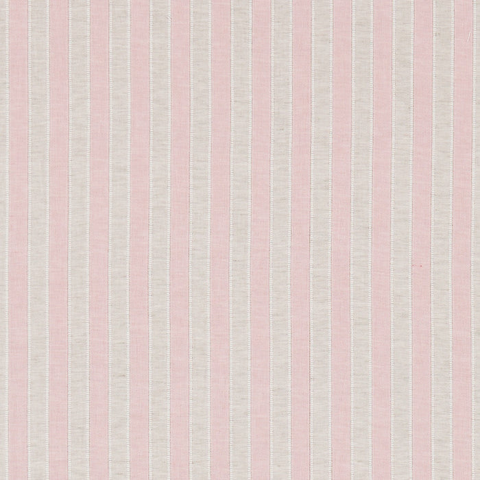 Sanderson Sorilla Stripe Shell Pink/Linen 234359 Fabric DSOR234359
