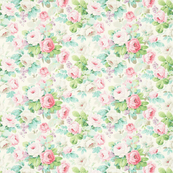 Sanderson Chelsea Pink/Celadon 224321 Fabric DVIN224321