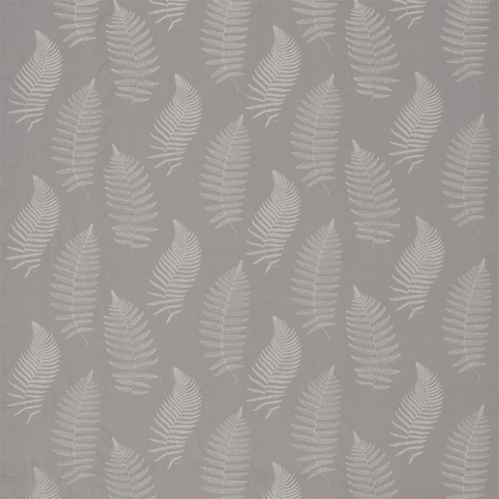 Sanderson Fern Embroidery Pebble 235610 Fabric DWOW235610