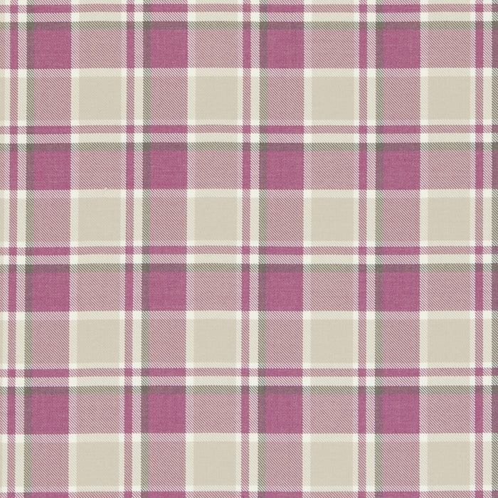 Clarke & Clarke Bowland Raspberry Fabric F0596/05.CAC.0