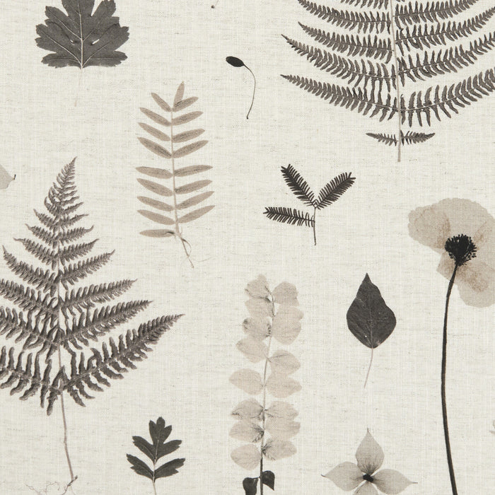 Clarke & Clarke Herbarium Charcoal/Natural Fabric F1089/02.CAC.0