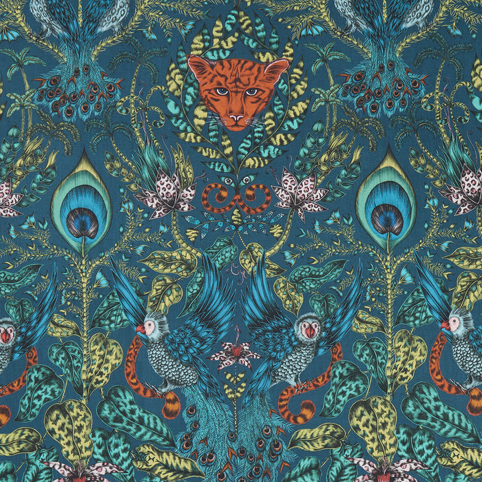 Clarke & Clarke Amazon Navy Fabric F1107/03.CAC.0