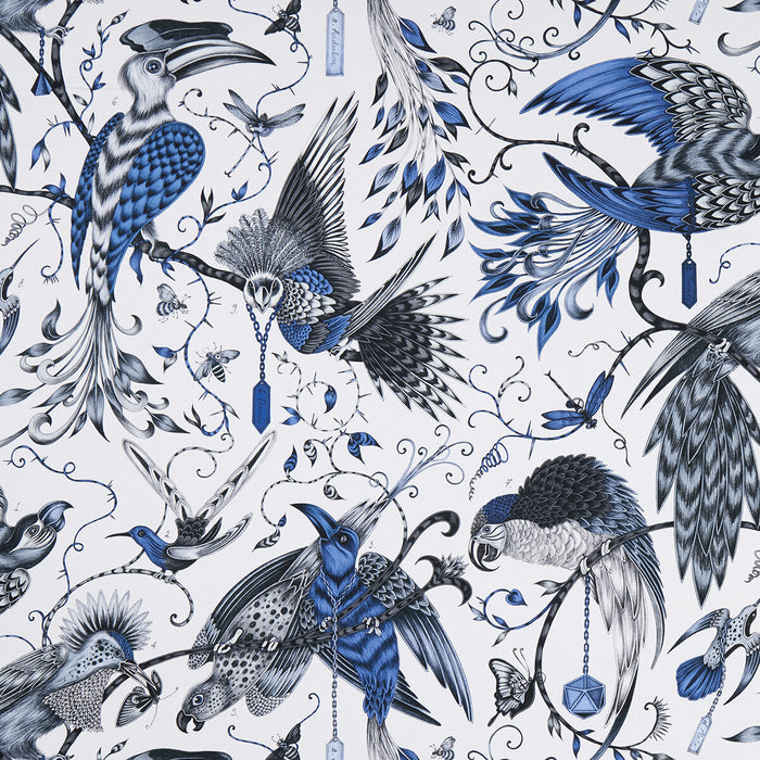 Clarke & Clarke Audubon Blue Fabric F1108/01.CAC.0