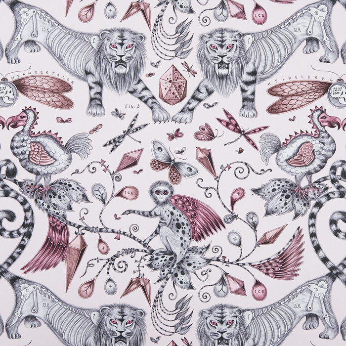 Clarke & Clarke Extinct Pink Fabric F1109/05.CAC.0