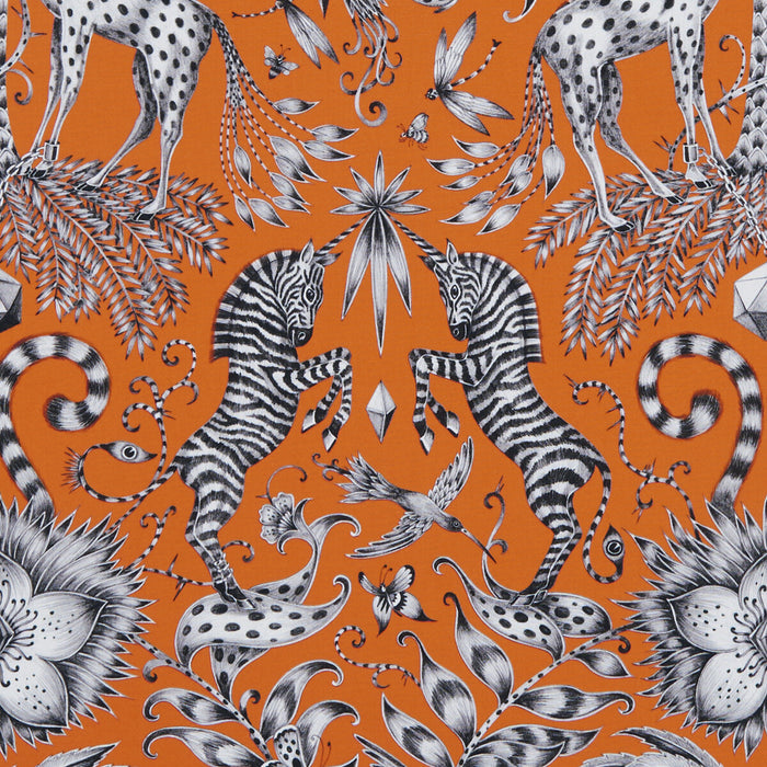 Clarke & Clarke Kruger Flame Fabric F1111/02.CAC.0