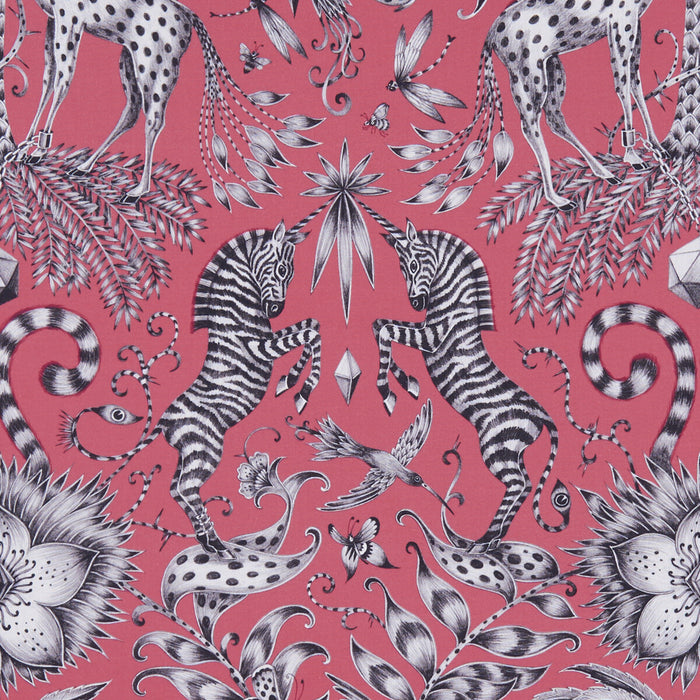 Clarke & Clarke Kruger Magenta Fabric F1111/04.CAC.0