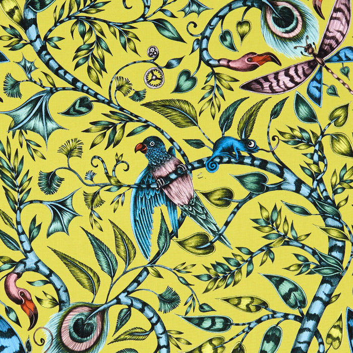 Clarke & Clarke Rousseau Lime Fabric F1113/04.CAC.0