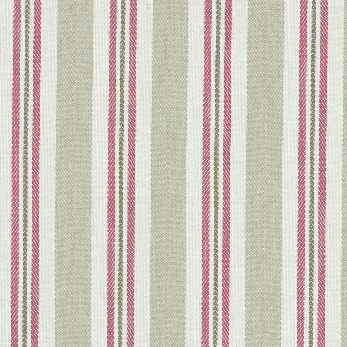 Clarke & Clarke Alderton Raspberry/Linen Fabric F1119/05.CAC.0