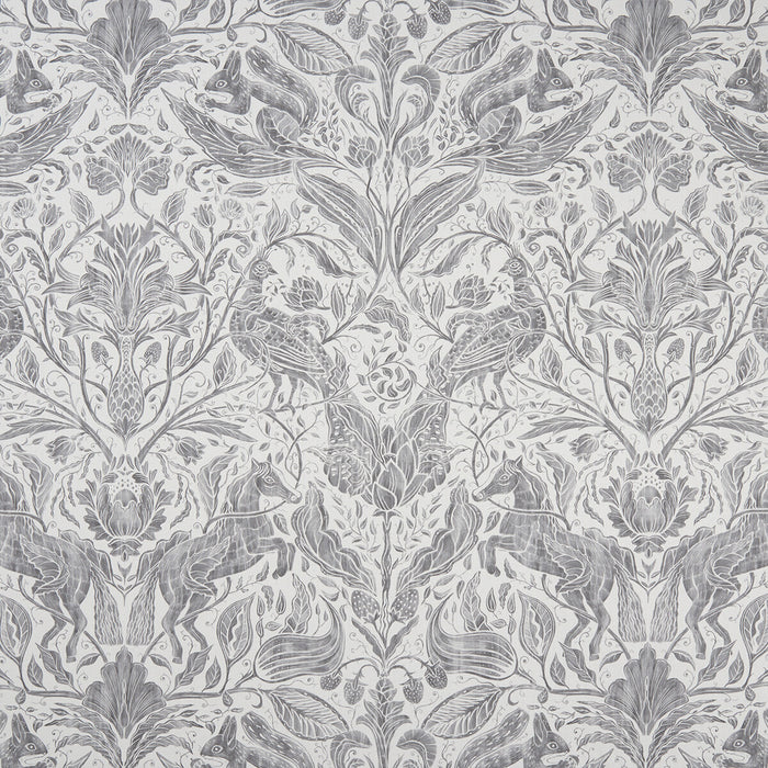 Clarke & Clarke Forest Trail Smoke Fabric F1159/03.CAC.0