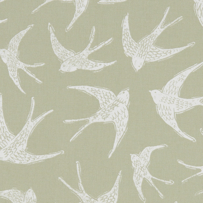 Clarke & Clarke Fly Away Sage Fabric F1187/05.CAC.0