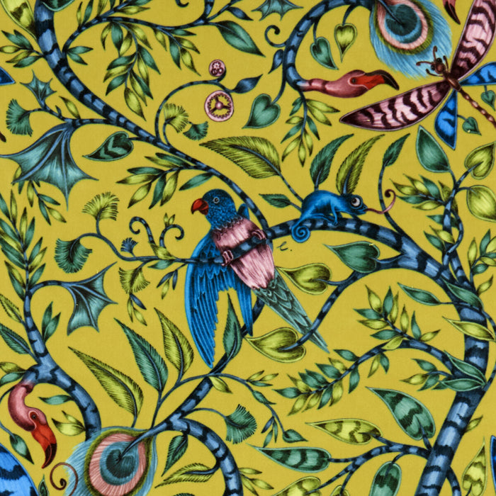 Clarke & Clarke Rousseau Velvet Lime Fabric F1212/01.CAC.0