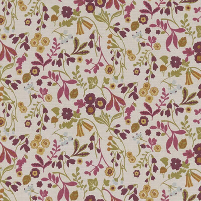 Clarke & Clarke Ashbee Plum Fabric F1312/05.CAC.0