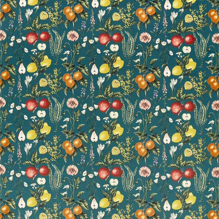 Clarke & Clarke Sorento Teal Velvet Fabric F1510/02.CAC.0